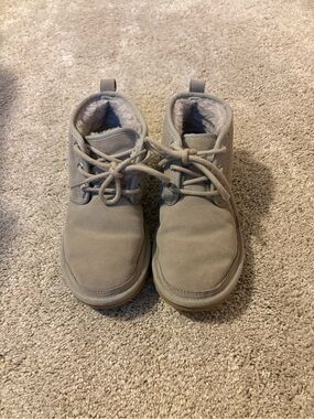 Womens Sand Lace-Up Ugg Boots